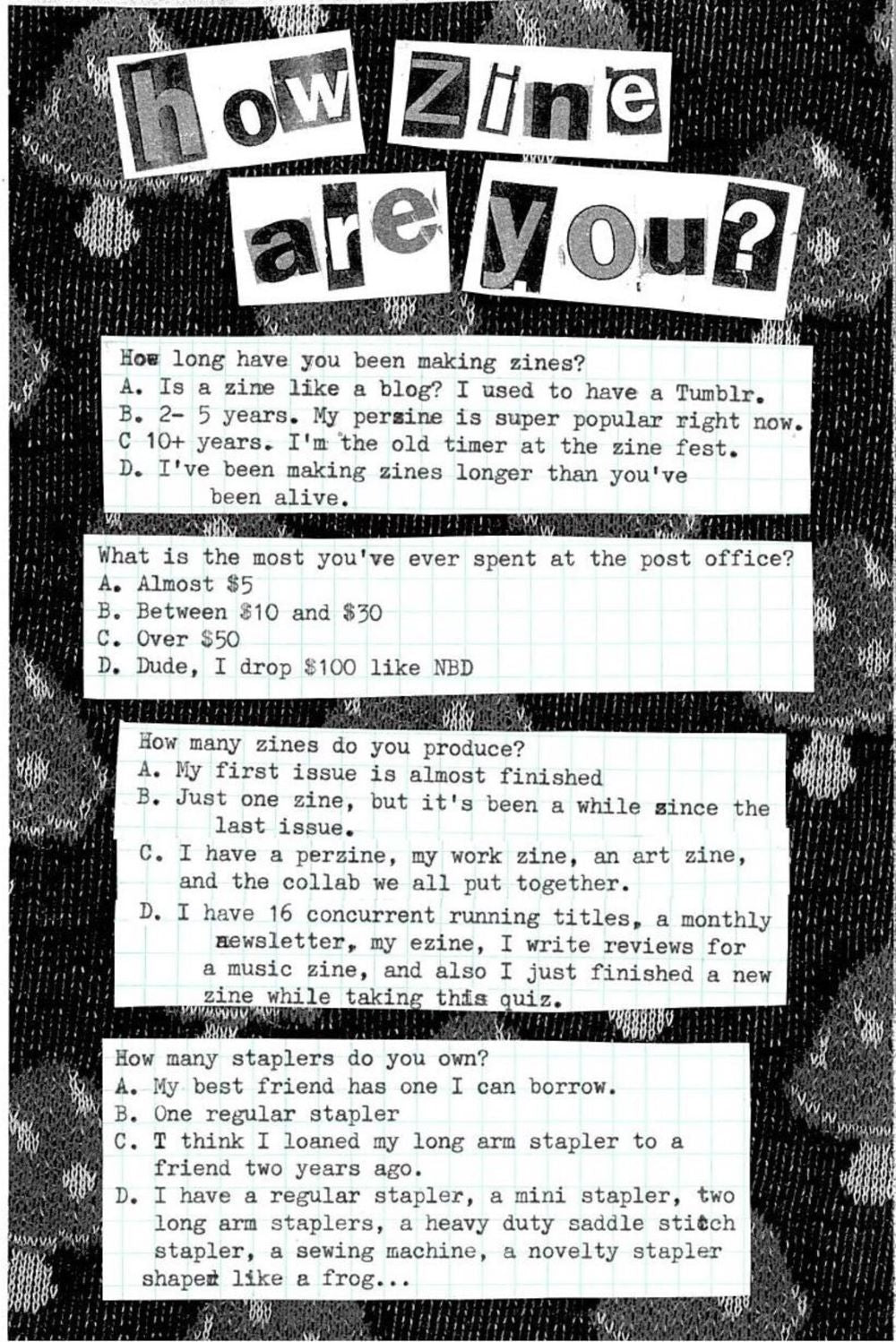 Behind the Zines #13