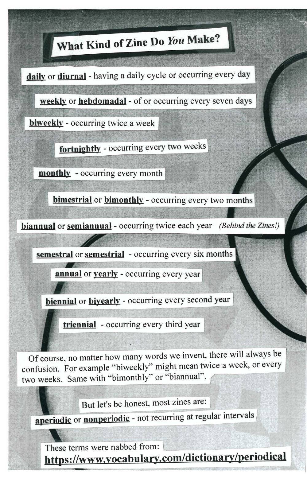 Behind the Zines #14