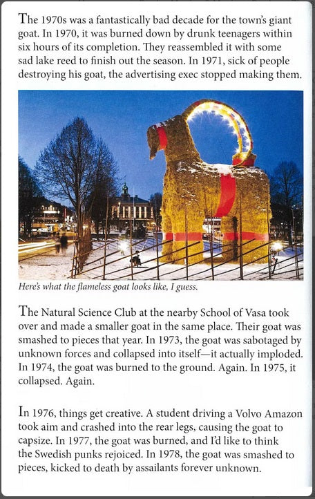 Creepy Ephemera: The Christmas Gavle Goat
