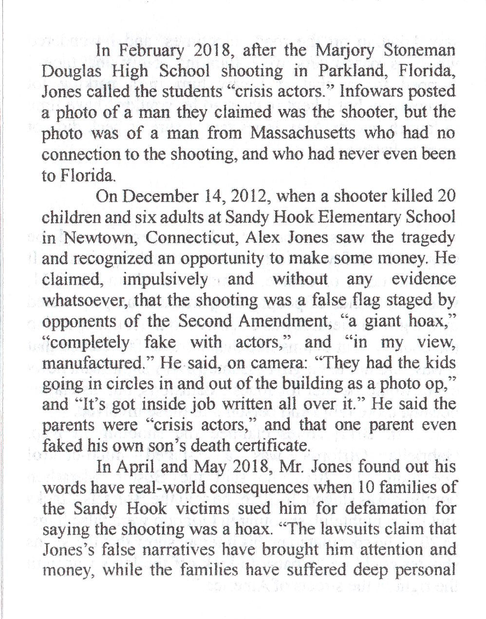 I Could've Killed Alex Jones