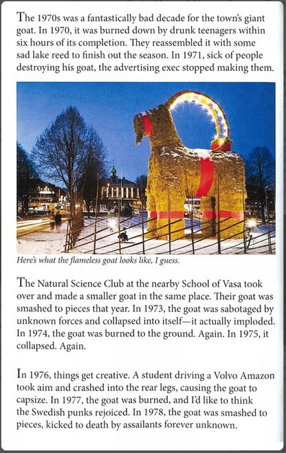 Creepy Ephemera: The Christmas Gavle Goat