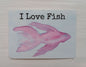 I Love Fish Sticker