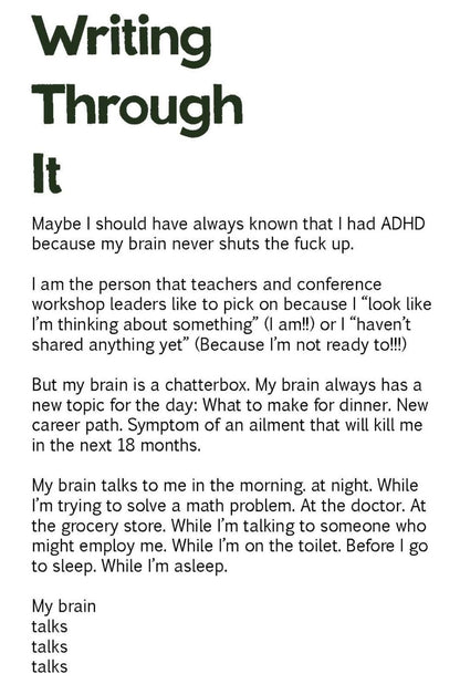 Indoor Thoughts: Short Essays About Illness and Writing