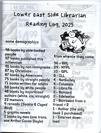 Lower East Side Librarian 2025