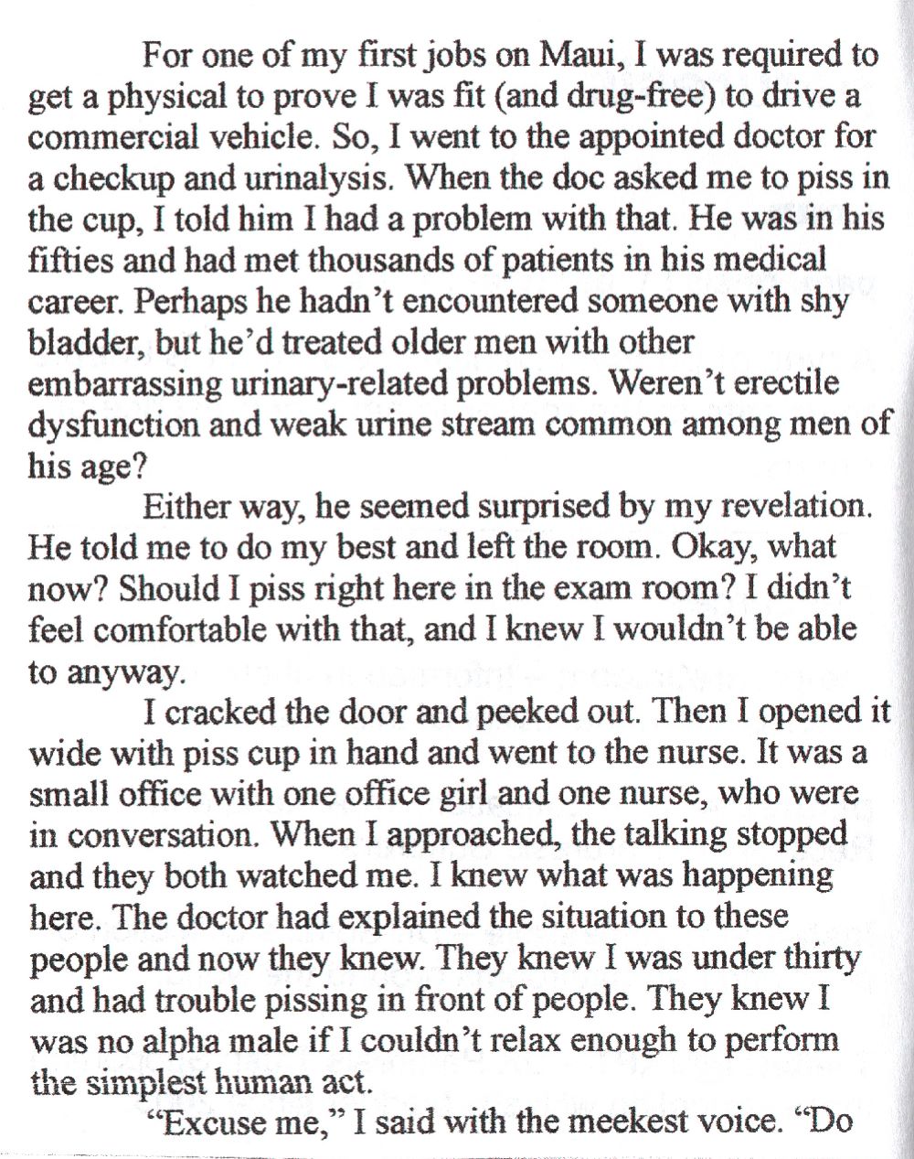 The Paruretic #4: The Search for Help