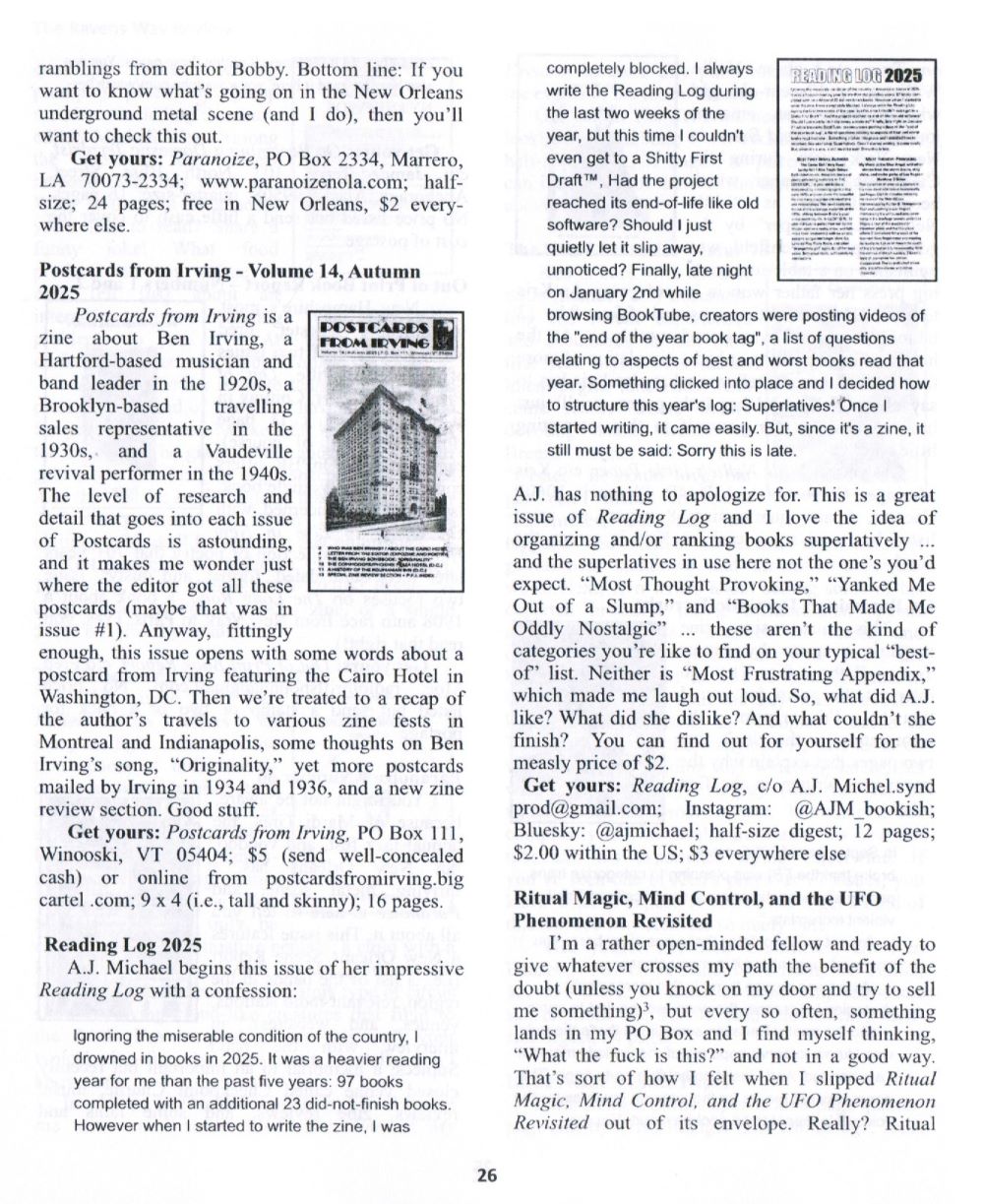 Ravens Way Review No.4
