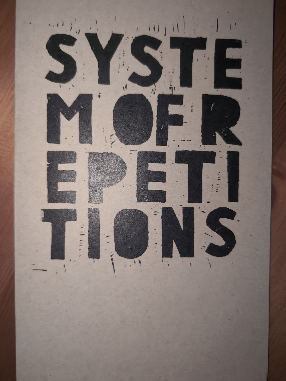 System of Repetitions #2