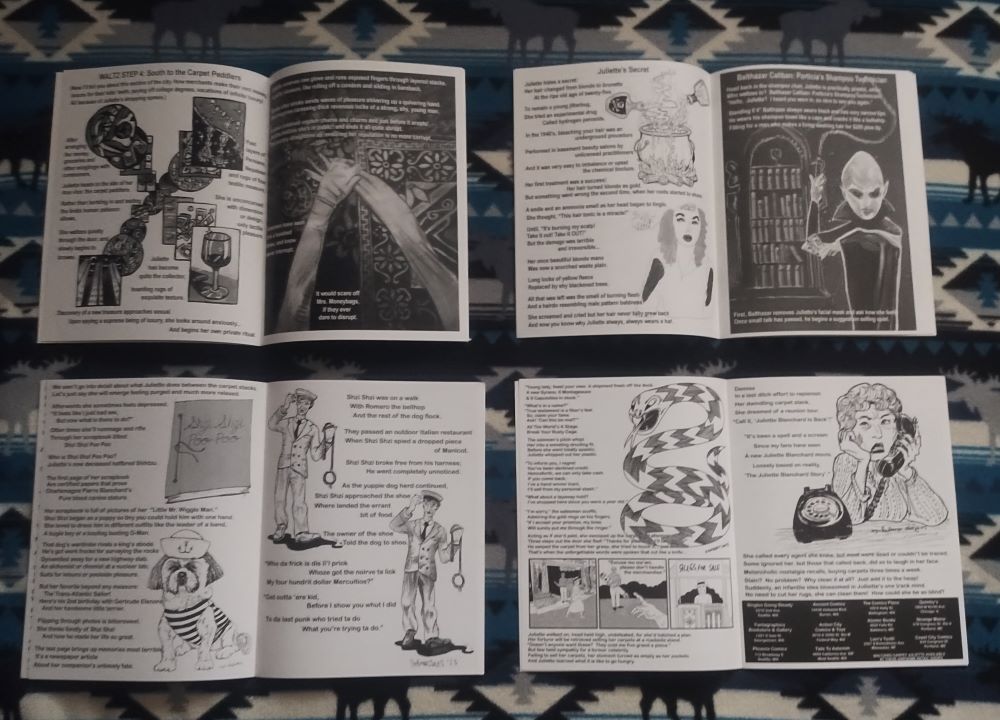 Waltzing Carpet Juliette - Set of 4 zines